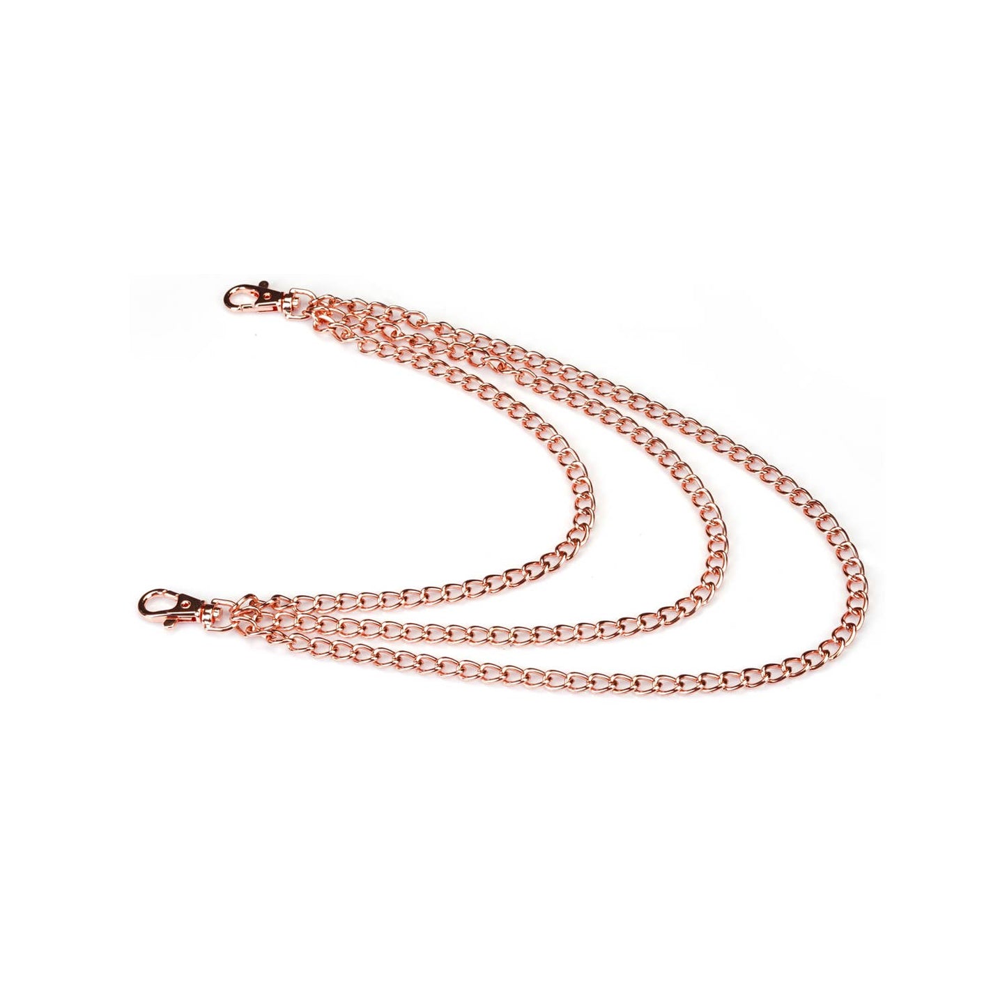 Wine Red Leather Body Harness and Rose Gold Hardware