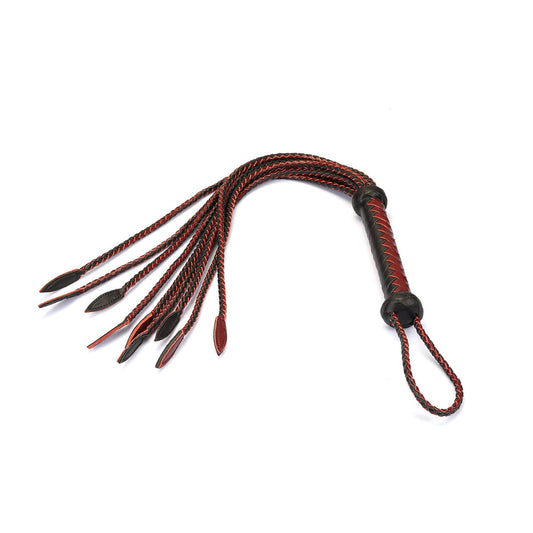 Wine Red Cat O Nine Tails Whip