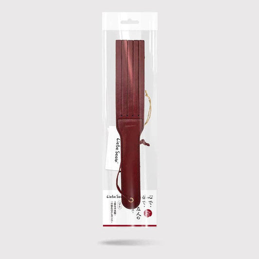 Wine Red - Leather Split Tawse Paddle