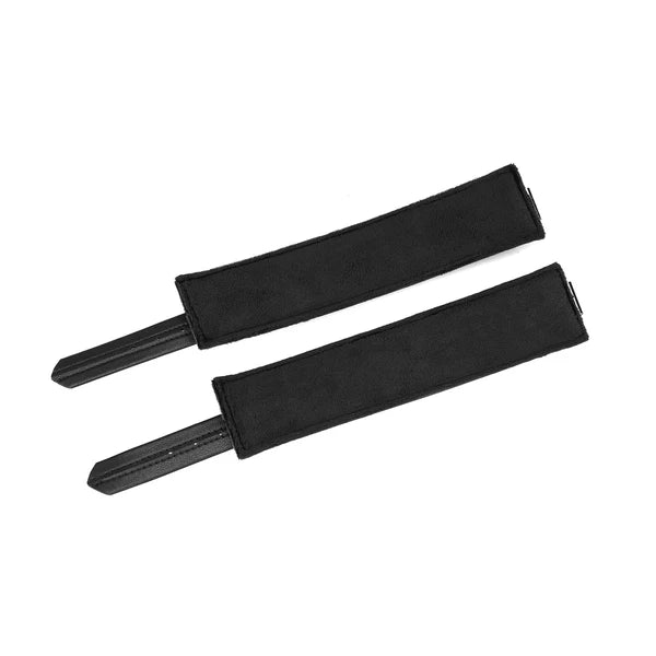 Black Bond: Leather Handcuffs with Soft Lining