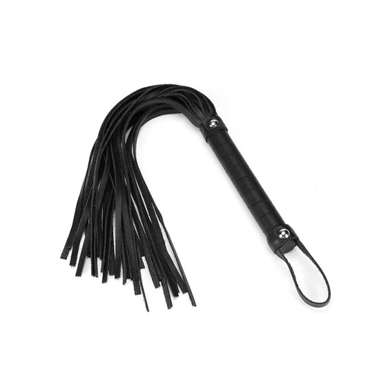 Black Bond Leather Flogger