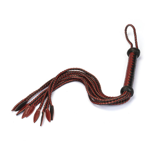Wine Red Cat O Nine Tails Whip