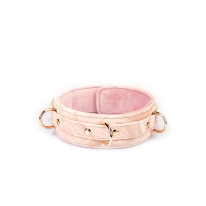 Boudoir Amor Vegan Collar with Leash Pink
