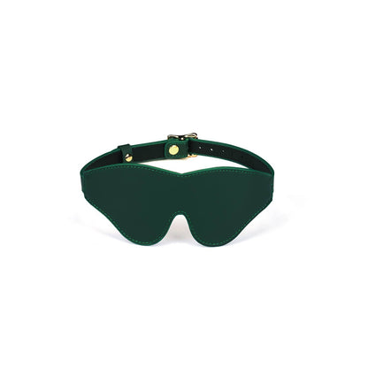 Mossy Chic Leather Blindfold