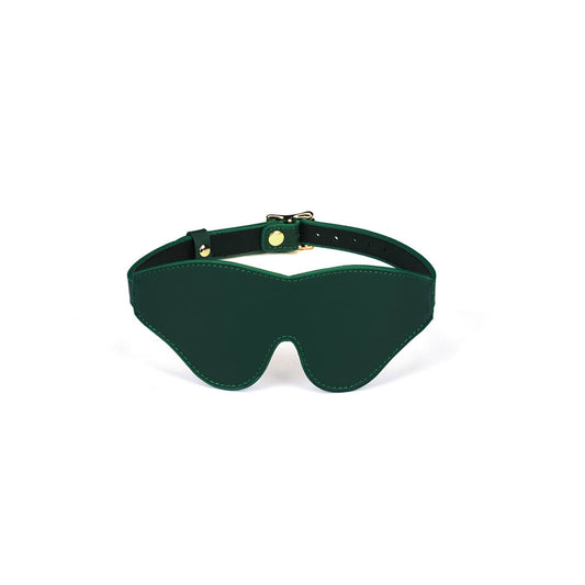 Mossy Chic Leather Blindfold