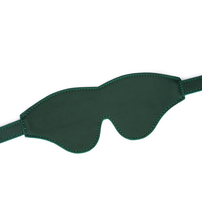 Mossy Chic Leather Blindfold