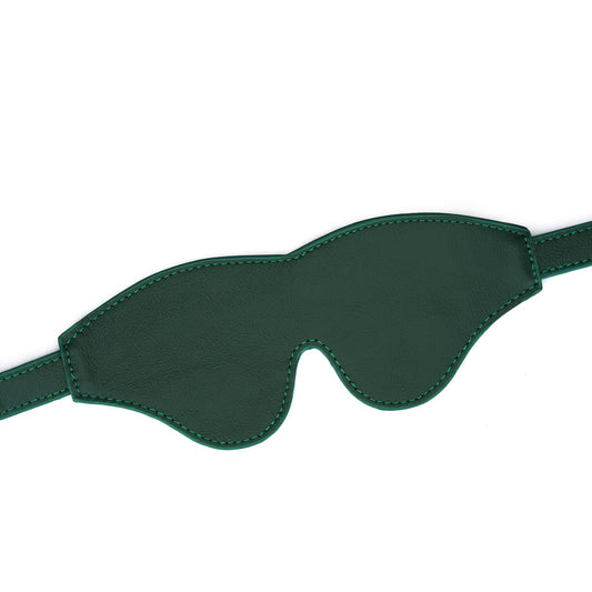 Mossy Chic Leather Blindfold
