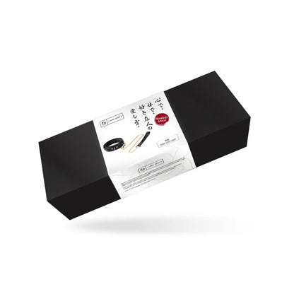 Boudoir Amor: Black Collar with Gold Chain Leash