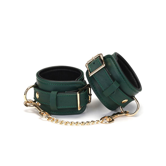Mossy Chic Leather Ankle Cuffs