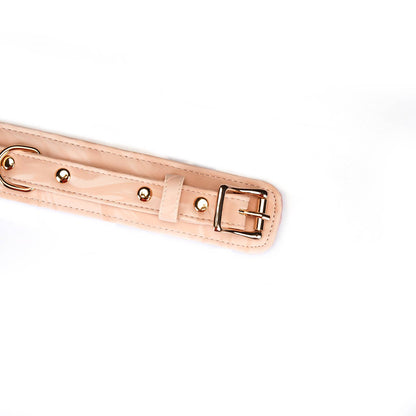 Boudoir Amor Vegan Collar with Leash Pink